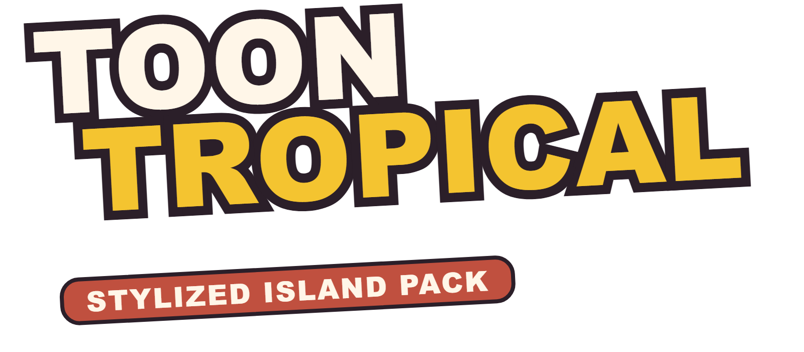 Toon Tropical: stylized island pack